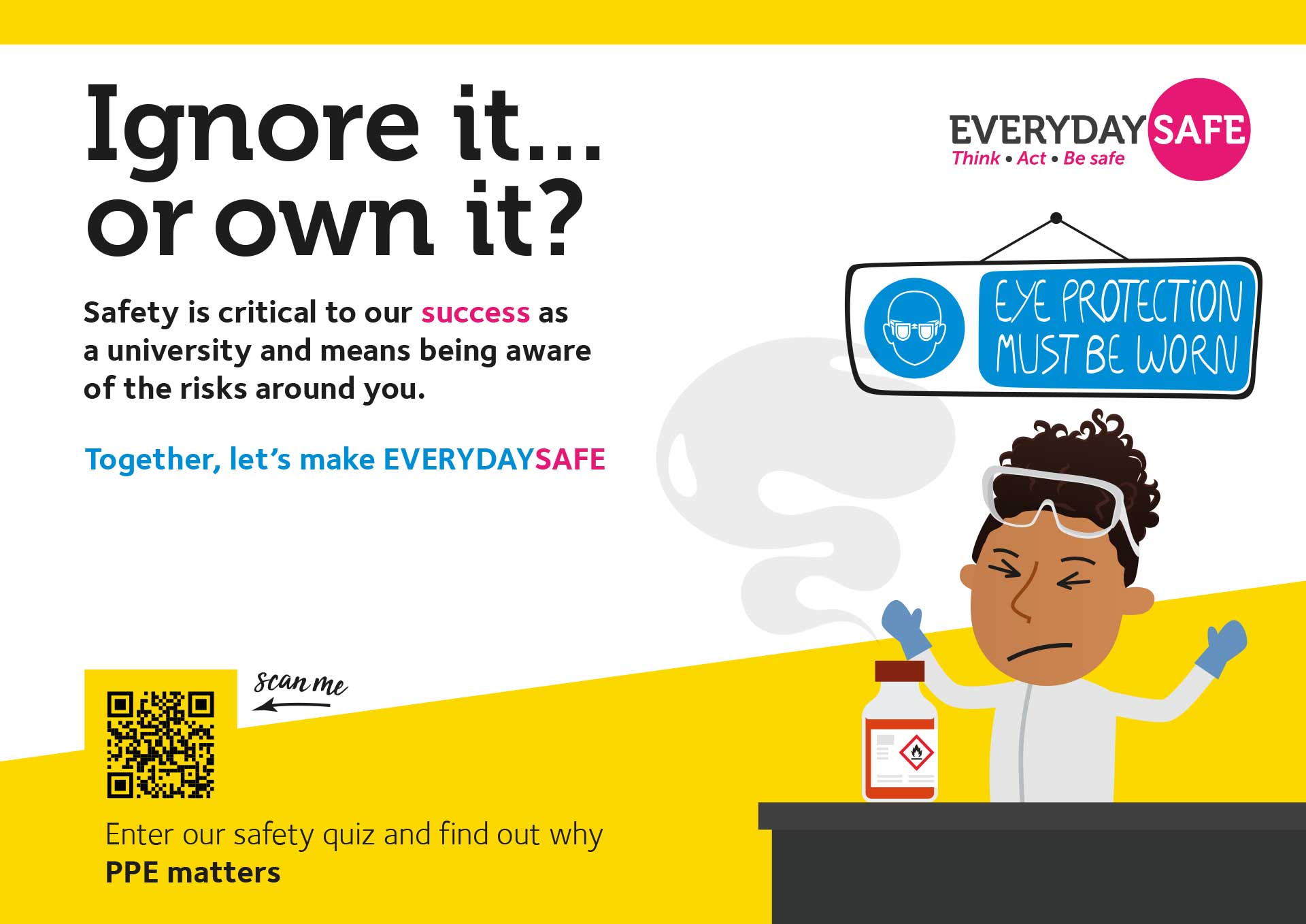 EveryDaySafe poster highlighting the value of success
