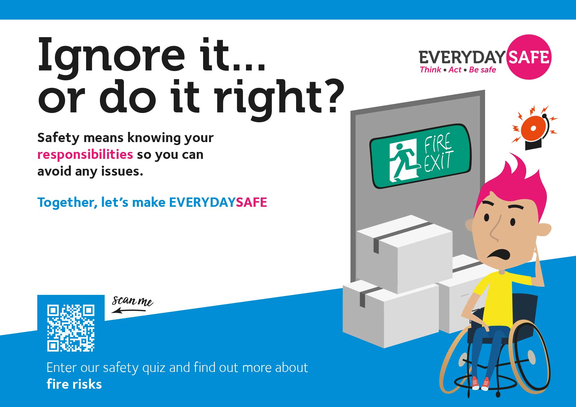 EveryDaySafe poster highlighting the value of responsibility