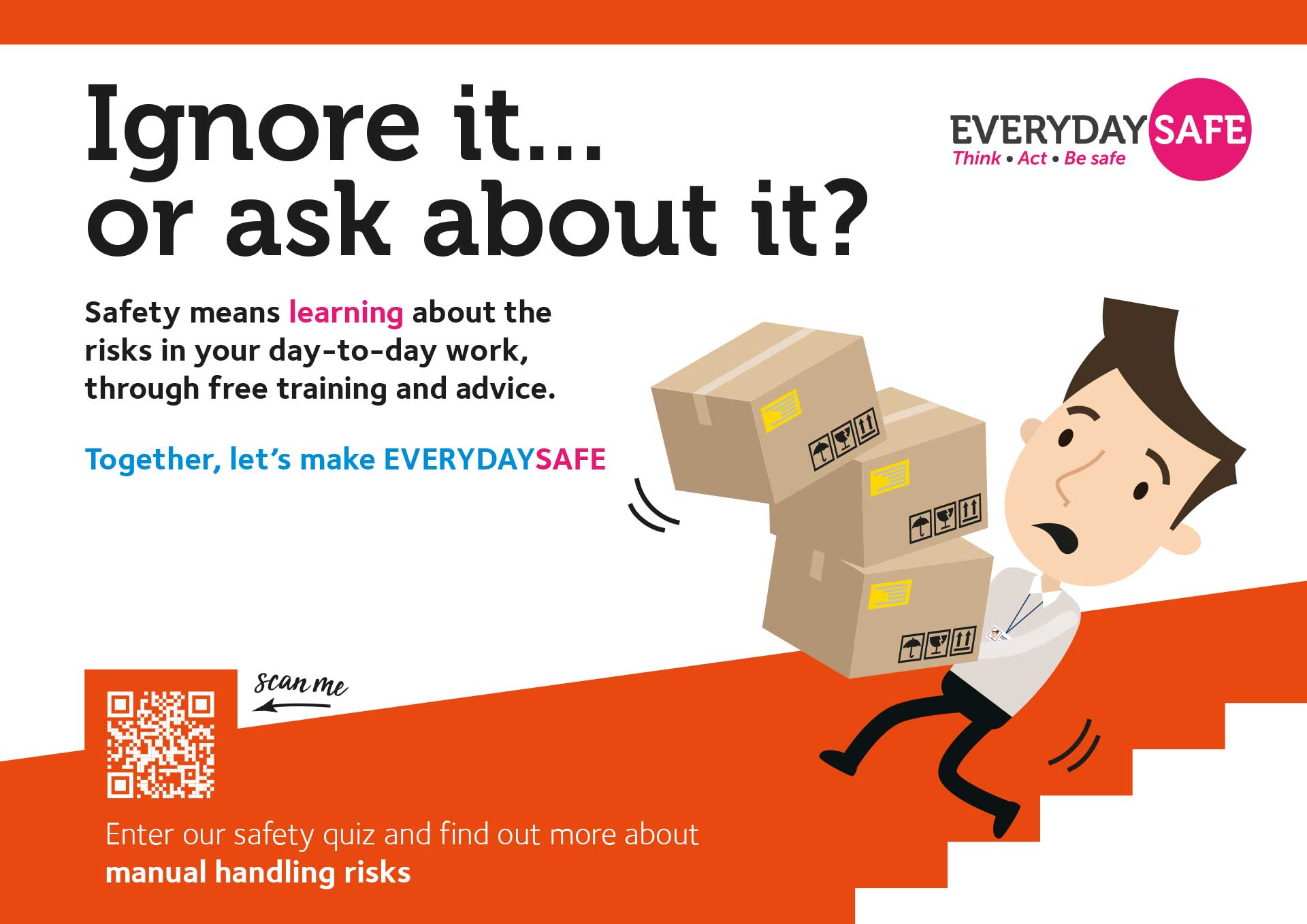 EveryDaySafe poster highlighting the value of learning